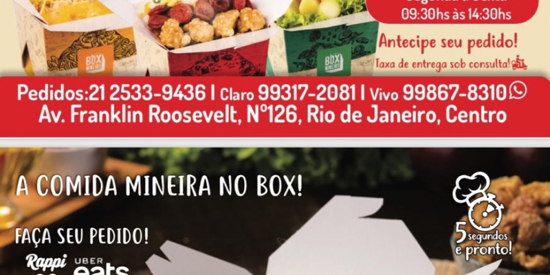 Favela Holding adquire 50% do Box Mineiro, franquia de alimentação especializada em refeições caseiras e frescas, no Rio de Janeiro e São Paulo